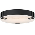 Noga Ceiling Light - Matte Black / Alabaster
