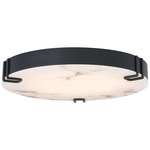 Noga Ceiling Light - Matte Black / Alabaster