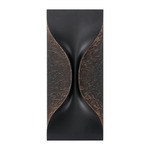 Shayla Outdoor Wall Light - Black / Gold