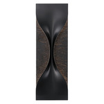 Shayla Outdoor Wall Light - Black / Gold