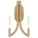 Olette Wall Sconce - Gold / Frosted