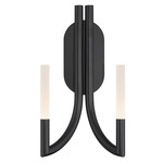 Olette Wall Sconce - Matte Black / Frosted