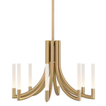 Olette Chandelier - Gold / Frosted