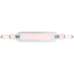 Lansdowne Bathroom Vanity Light - Polished Nickel / Opal