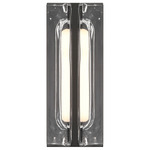 Langferd Outdoor Wall Light - Matte Black / Clear