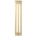 Langferd Outdoor Wall Light - Gold / Clear
