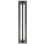 Langferd Outdoor Wall Light - Matte Black / Clear