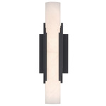 Venna Outdoor Wall Light - Urban Bronze / Alabaster