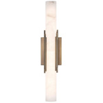 Venna Wall Light - Antique Brass / Alabaster