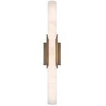 Venna Wall Light - Antique Brass / Alabaster