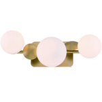 Vine Bathroom Vanity Light - Gold / Opal