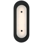 Tramore Outdoor Wall Sconce - Black / Alabaster
