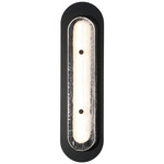 Tramore Outdoor Wall Sconce - Black / Silver