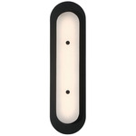 Tramore Outdoor Wall Sconce - Black / Alabaster