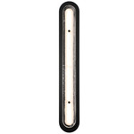 Tramore Outdoor Wall Sconce - Black / Silver