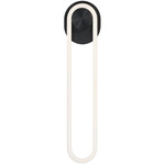 Swing Outdoor Wall Light - Matte Black / White