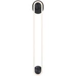 Swing Outdoor Wall Light - Matte Black / White