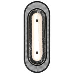 Tramore Wall Sconce - Matte Black / Silver