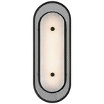 Tramore Wall Sconce - Matte Black / Alabaster