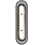Tramore Wall Sconce - Matte Black / Silver