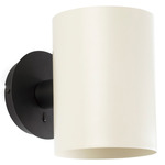Guadalupe Wall Sconce - Matte Black / Beige