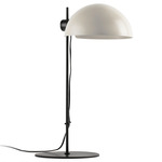 Dominica Table Lamp - Matte Black / Beige