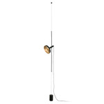 Whizz Pendant Floor Lamp - Black / Gold