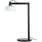 Tatawin Table Lamp - Satin Black / Opal