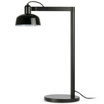 Tatawin Table Lamp - Satin Black / Glossy Black