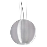 Aire Pendant - White / Transparent