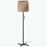 Luang Floor Lamp - Black / Camel