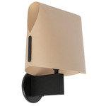 Luang Wall Sconce - Black / Camel