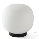 Amelia Table Lamp - Matte Black / Opal White