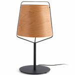 Stood Table Lamp - Matte Black / Cherry Tree