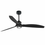 Just Ceiling Fan - Black / Black / Black