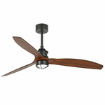 Just Ceiling Fan - Black / Walnut / Walnut