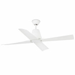 Typhoon Ceiling Fan - White / White