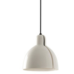 Venice Pendant - Gloss Black / White