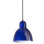 Venice Pendant - Gloss Black / Blue