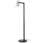 Venice Floor Lamp - Satin Black / White