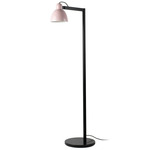 Venice Floor Lamp - Satin Black / Pink