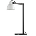 Venice Table Lamp - Satin Black / White