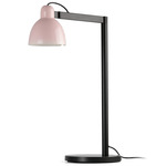 Venice Table Lamp - Satin Black / Pink