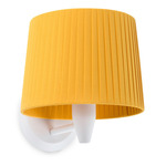 Samba Wall Sconce - White / Yellow Ribbon