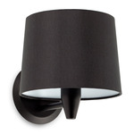 Conga Wall Sconce - Black / Black
