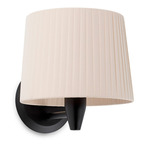 Samba Wall Sconce - Black / Beige Ribbon