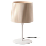 Samba Table Lamp - Matte White / Beige Ribbon
