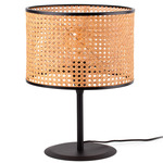 Mambo Table Lamp - Matte Black / Rattan