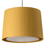 Samba Pendant - Matte Black / Yellow Ribbon