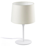 Conga Table Lamp - White / White